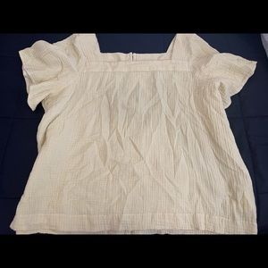 Madewell yellow shirt